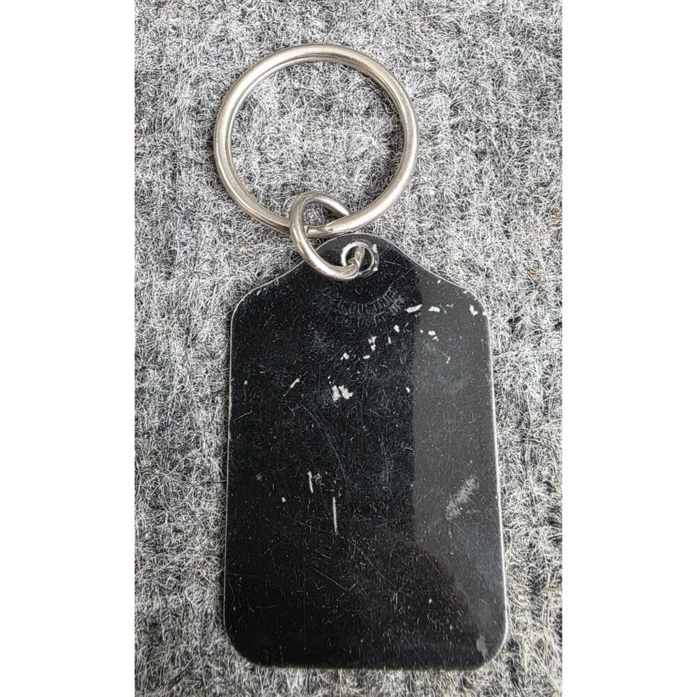 Texas Sunset Keychain With Cowboy Silhouette